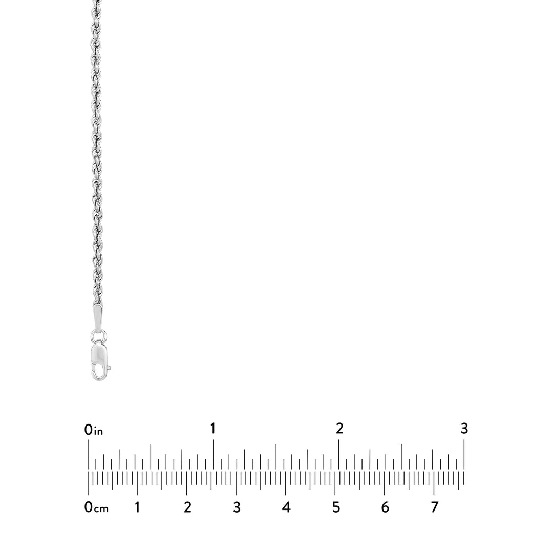 2mm Light Rope Chain with Lobster Lock