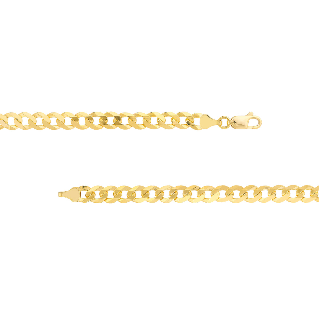 7mm Flat Open Cuban Chain