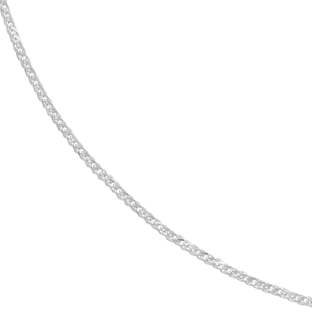 0.85mm D/C Square Wheat Chain with Lobster Lock