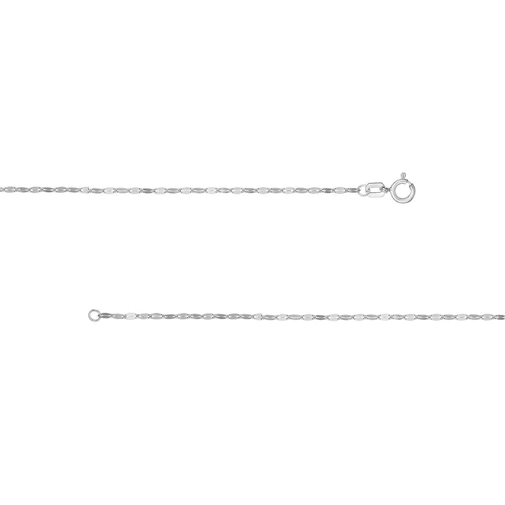 1.45mm Hammered Forzentina Chain