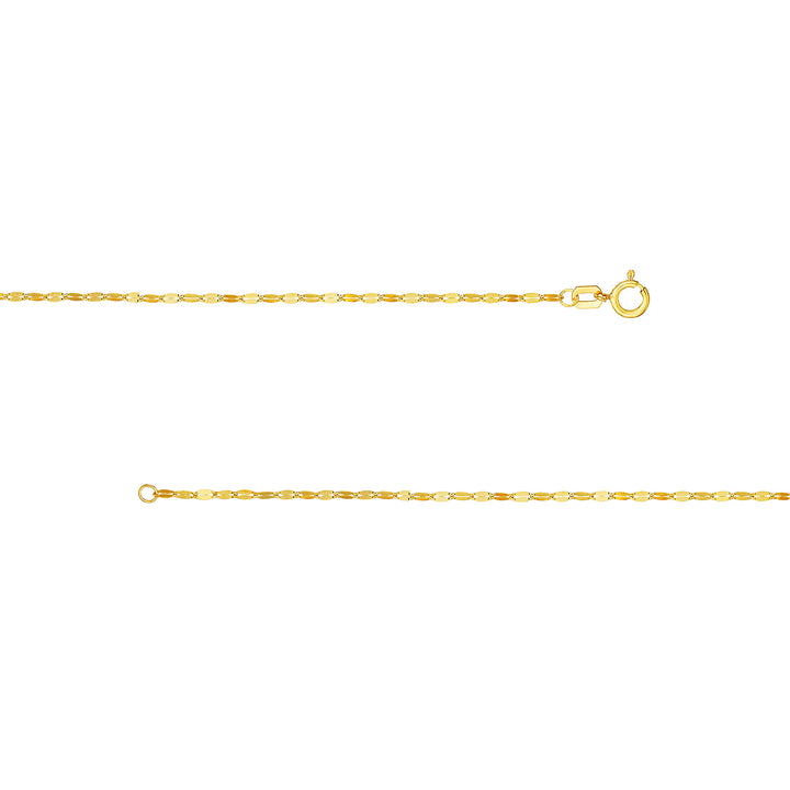 1.45mm Hammered Forzentina Chain