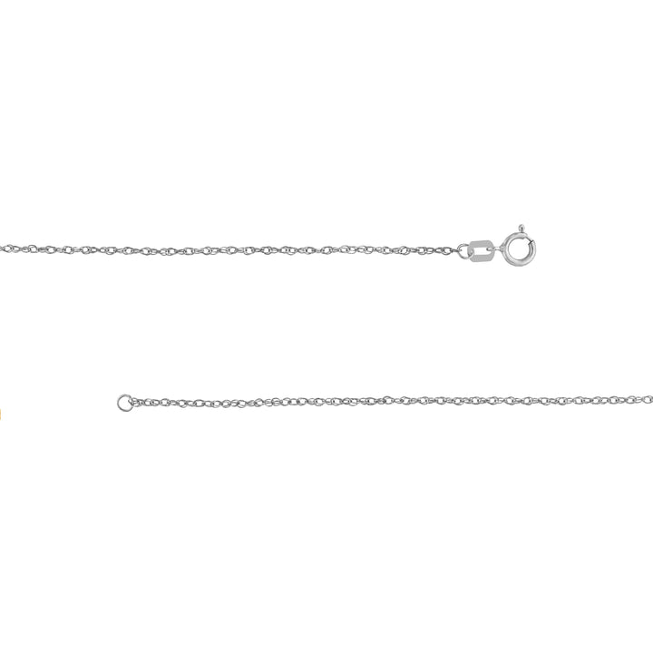 Sterling Silver 1.2mm Pendant Rope Chain