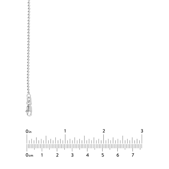 Sterling Silver 1.5mm Bead Chain