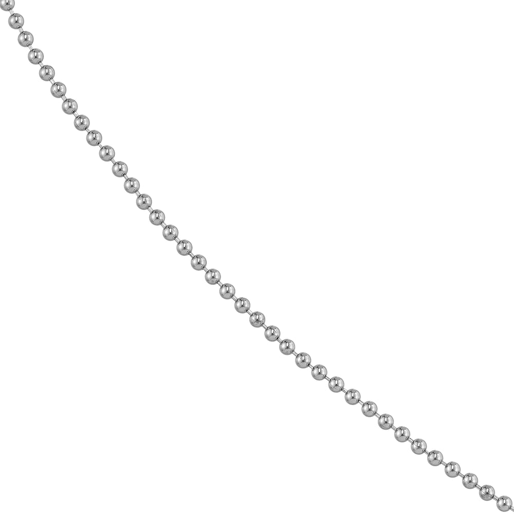 Sterling Silver 2mm Bead Chain