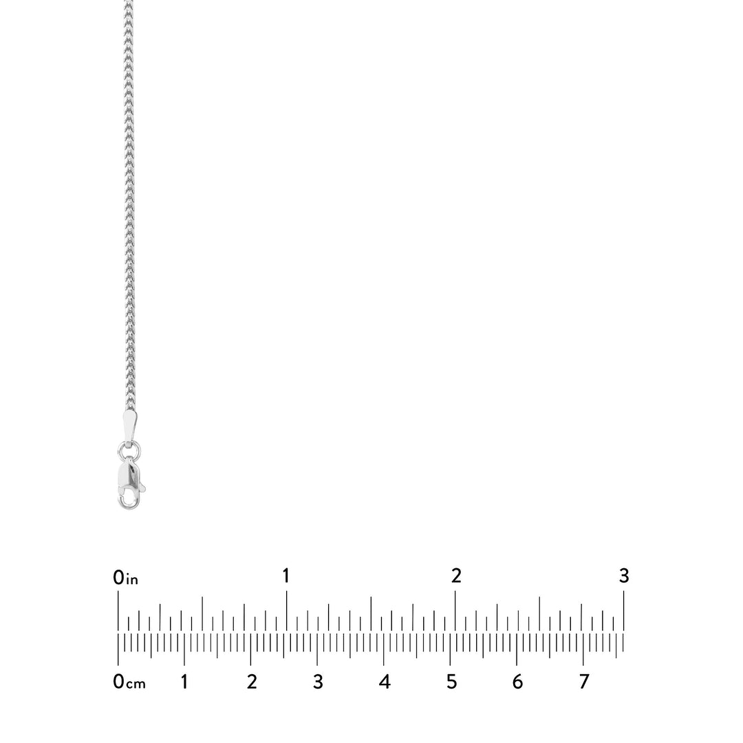 Sterling Silver 1.45mm Franco Chain with Lobster Lock