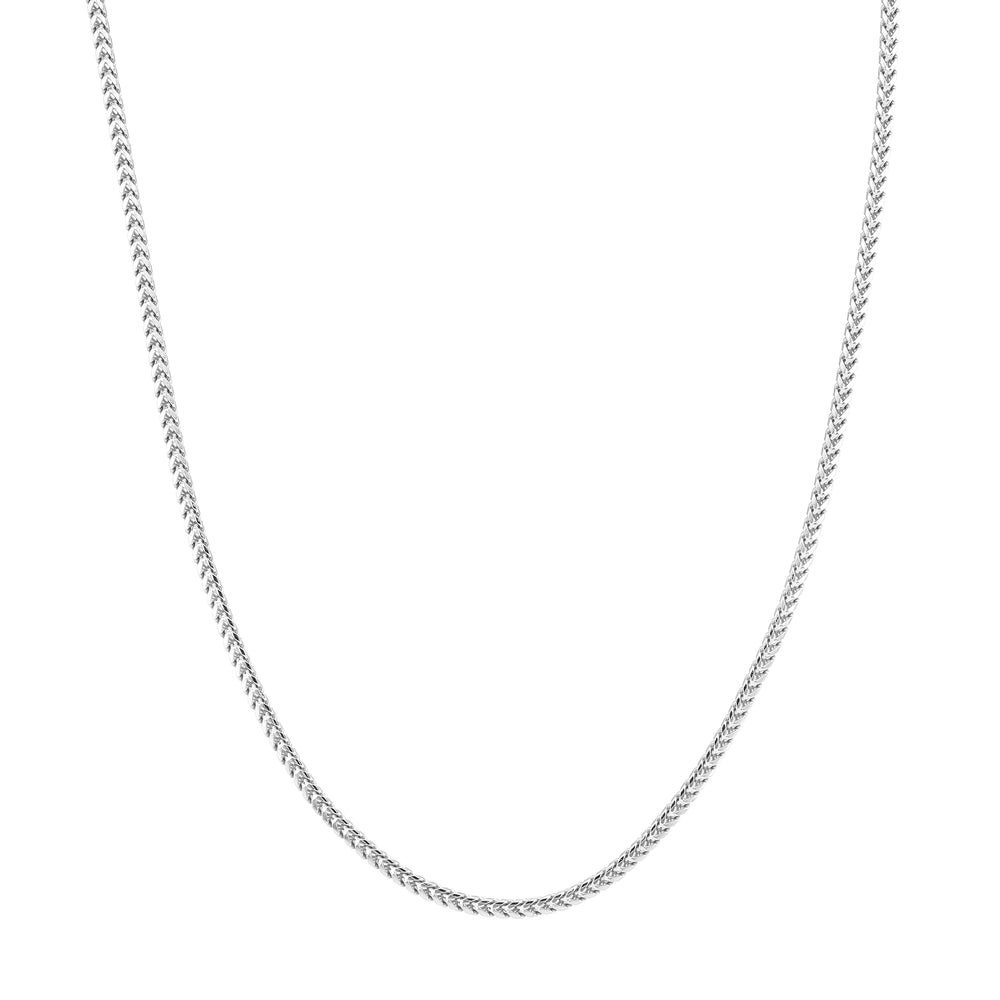 Sterling Silver 2.5mm Franco Chain with Lobster Lock