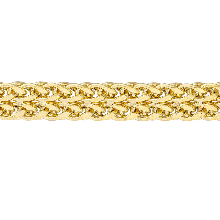 2 Row Hollow Wheat Chain Bracelet