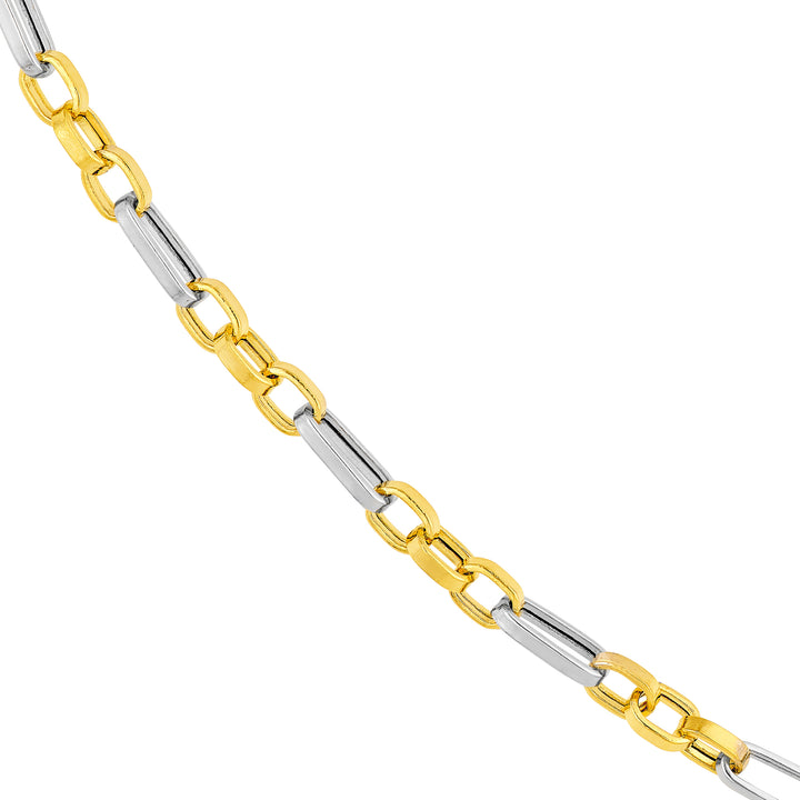 Two-Tone Hollow 3+1 Forzentina Chain