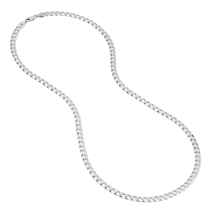 5.7mm Concave Cuban Curb Chain with Lobster End Caps