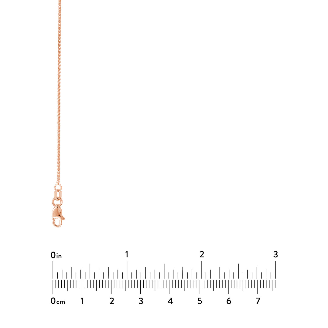 1.05mm Adjustable Wheat Chain with Lobster Lock