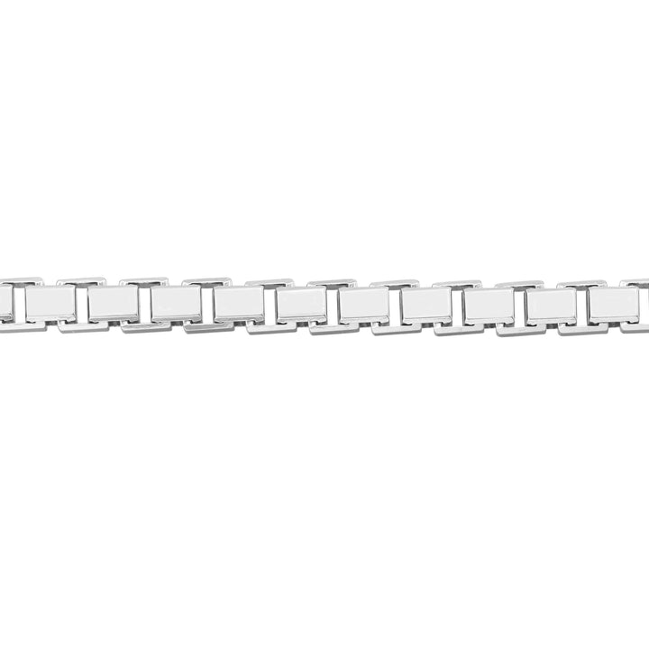 3.4mm Box Chain Bracelet with Spring Ring