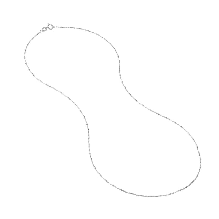 0.9mm Barrel Saturn Cable Chain with Spring Ring