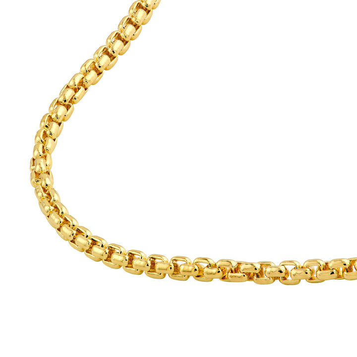 1.75mm Solid Round Box Chain with Lobster Lock