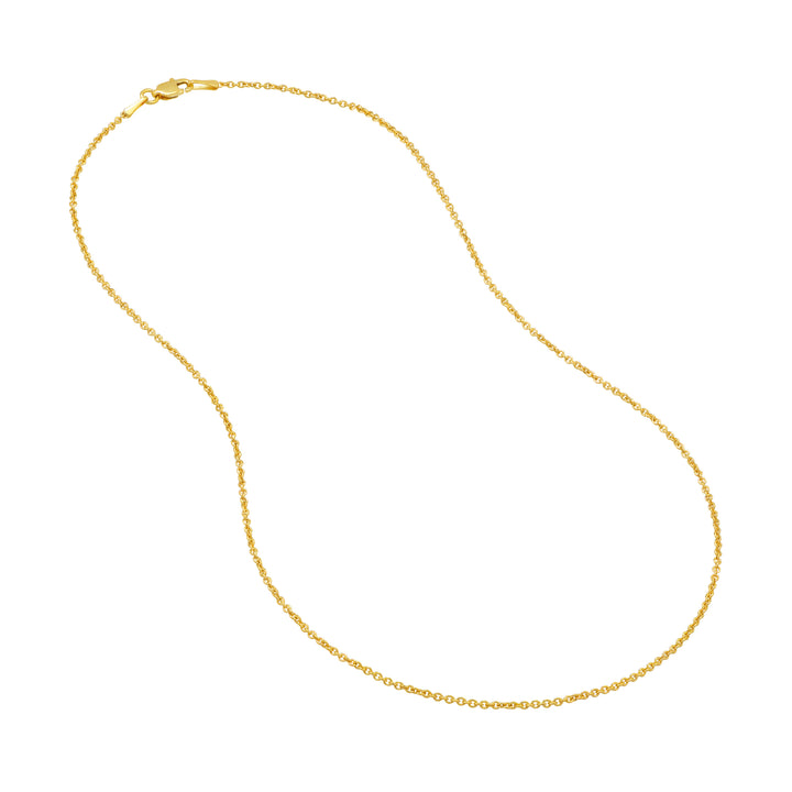 1.45mm Light Cable Chain with Lobster Lock