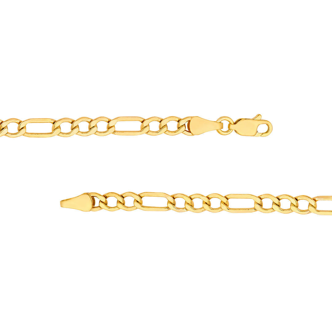 4.40mm Hollow D/C Figaro Chain