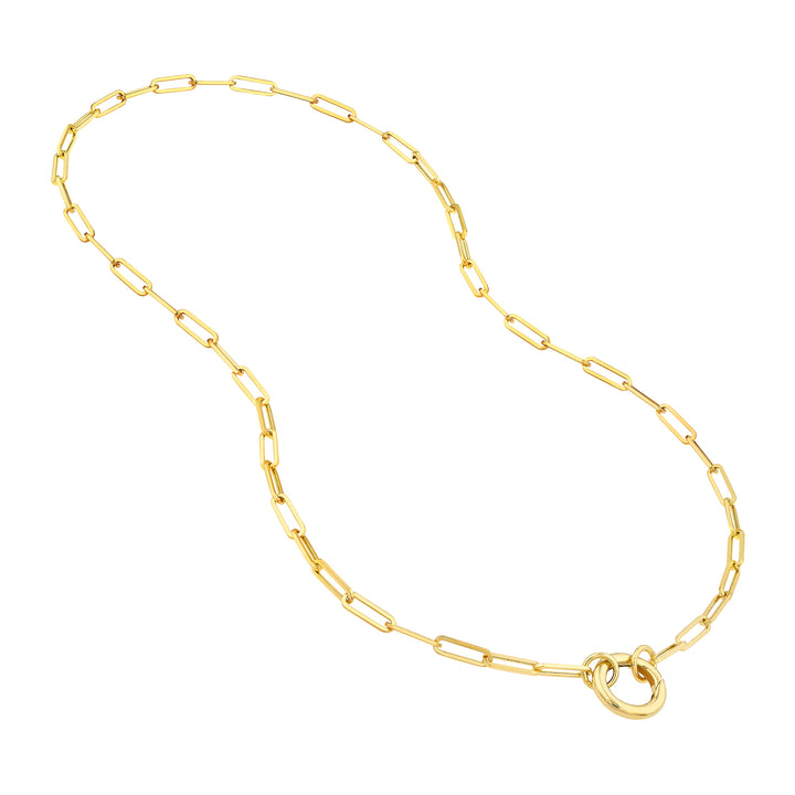 3.80mm Split Hollow Paper Clip Chain