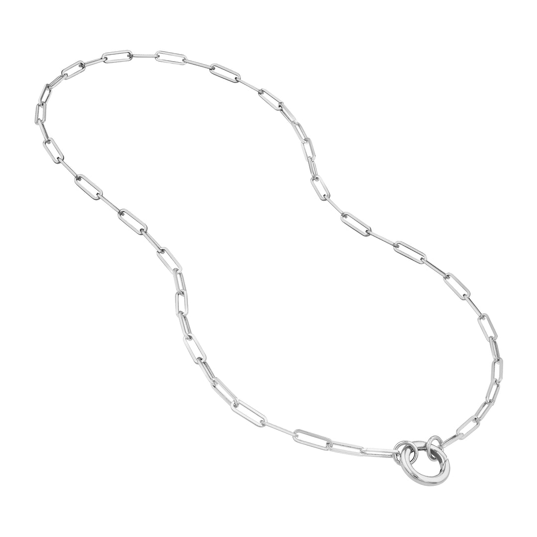 3.80mm Split Hollow Paper Clip Chain
