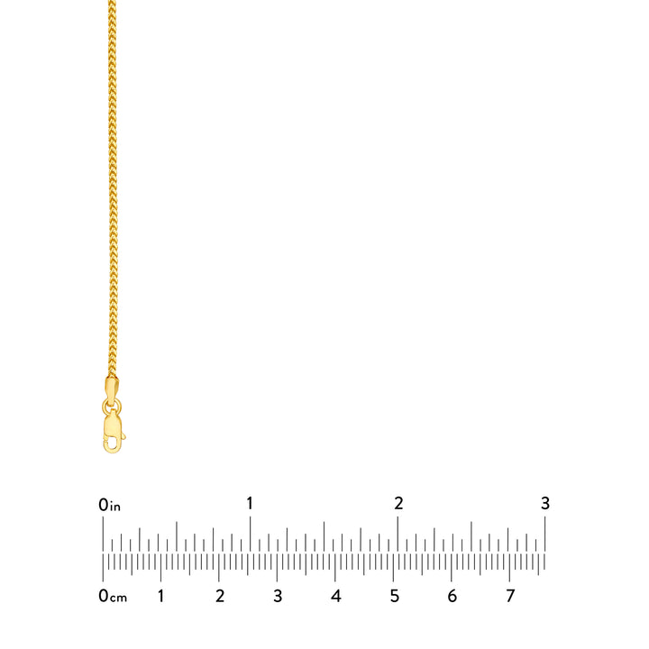 1.55mm Hollow Square Franco Chain
