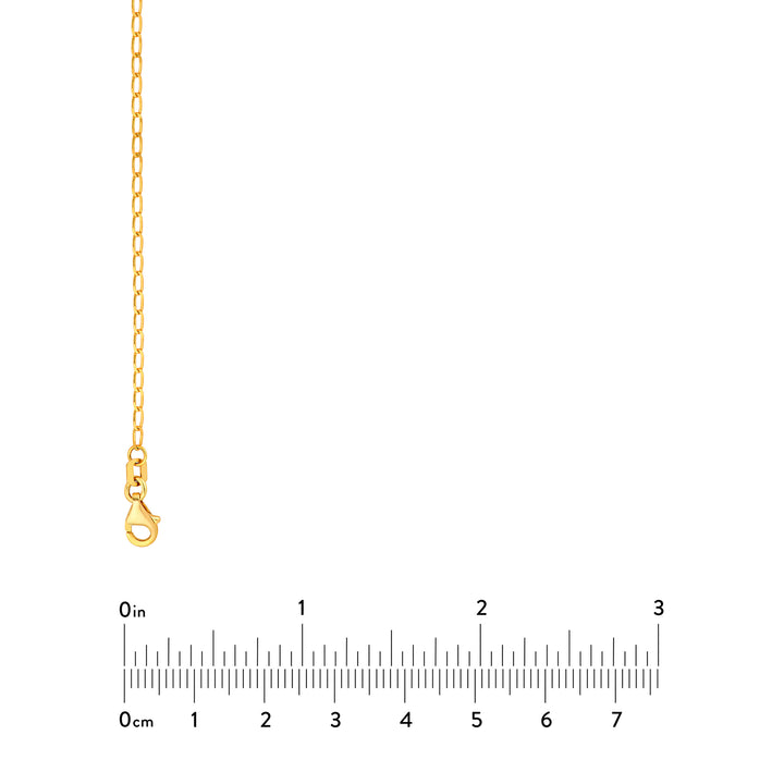 2.00mm Hammered Long Piatto Chain