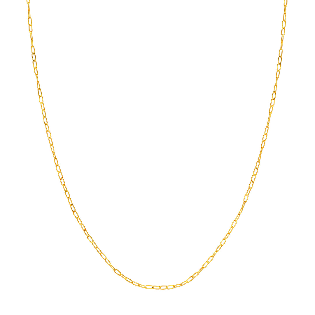 2.00mm Hammered Long Piatto Chain