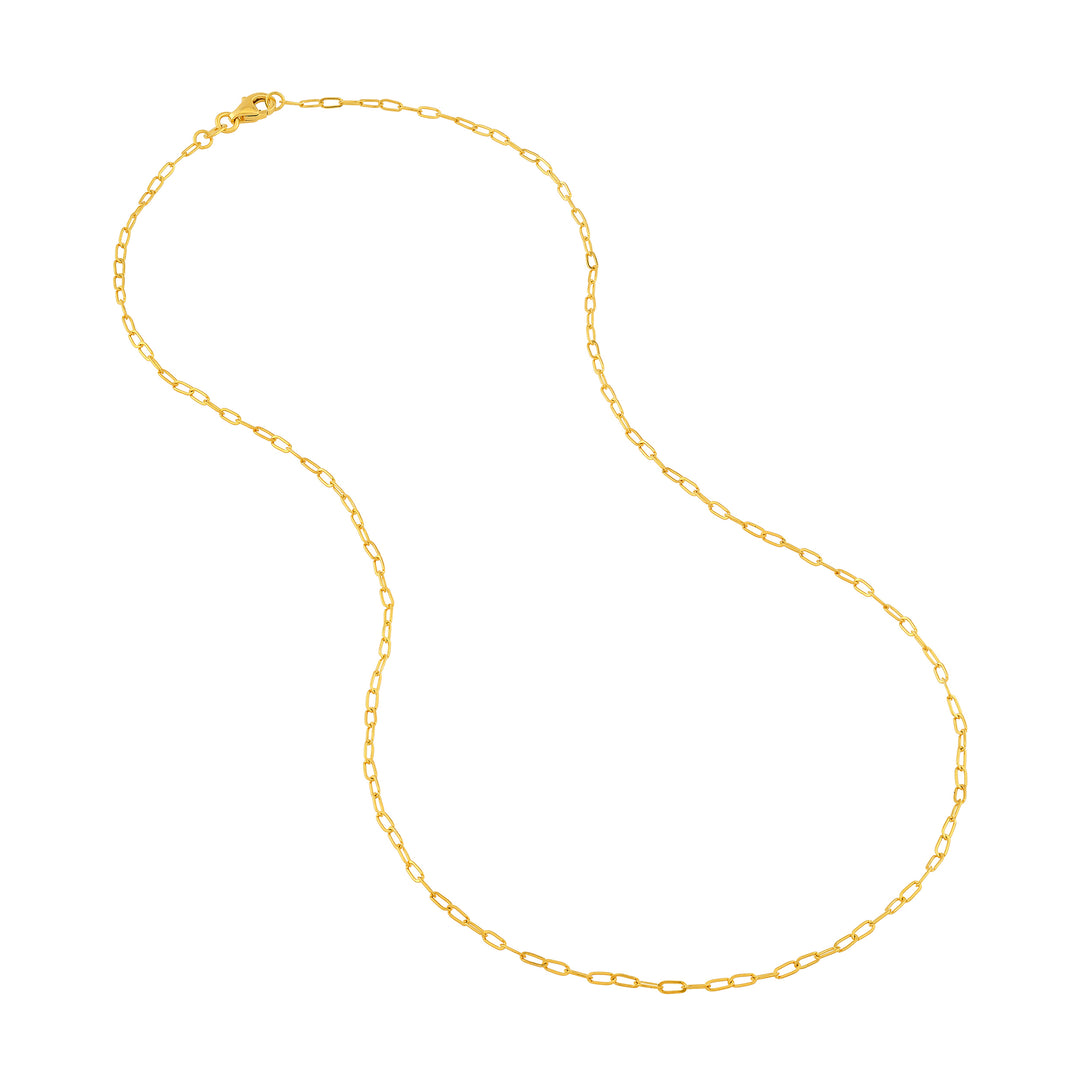 2.00mm Hammered Long Piatto Chain