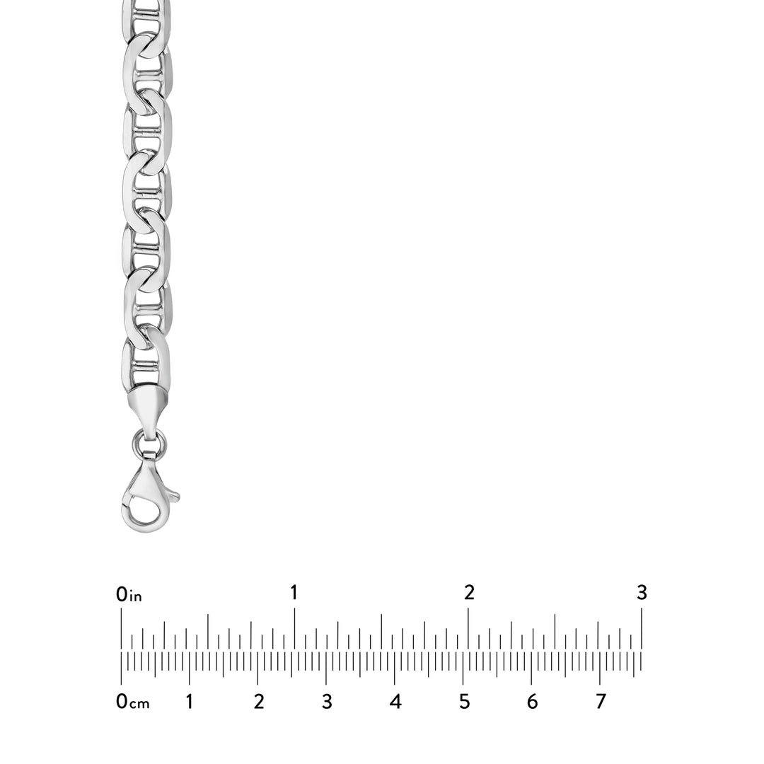 6.90mm Sterling Silver Mariner Chain