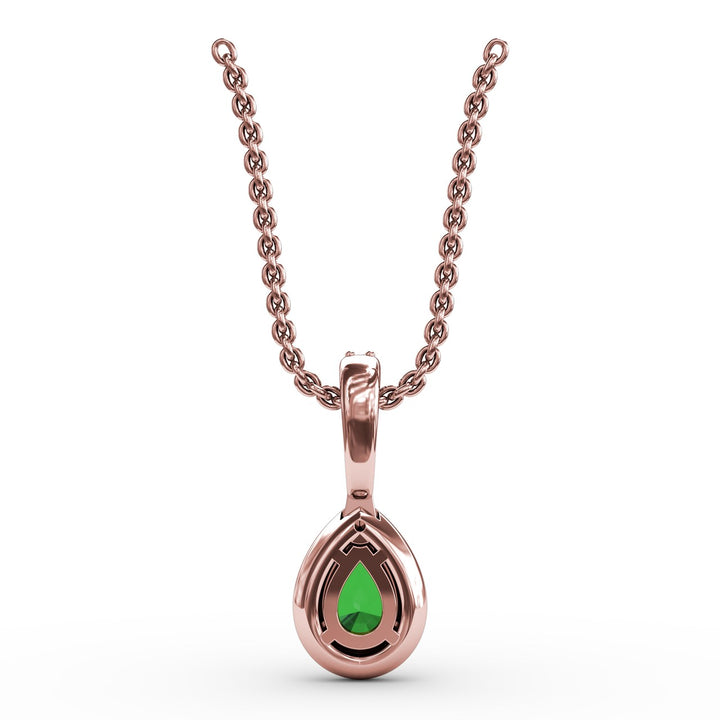 Statement Emerald and Diamond Pendant