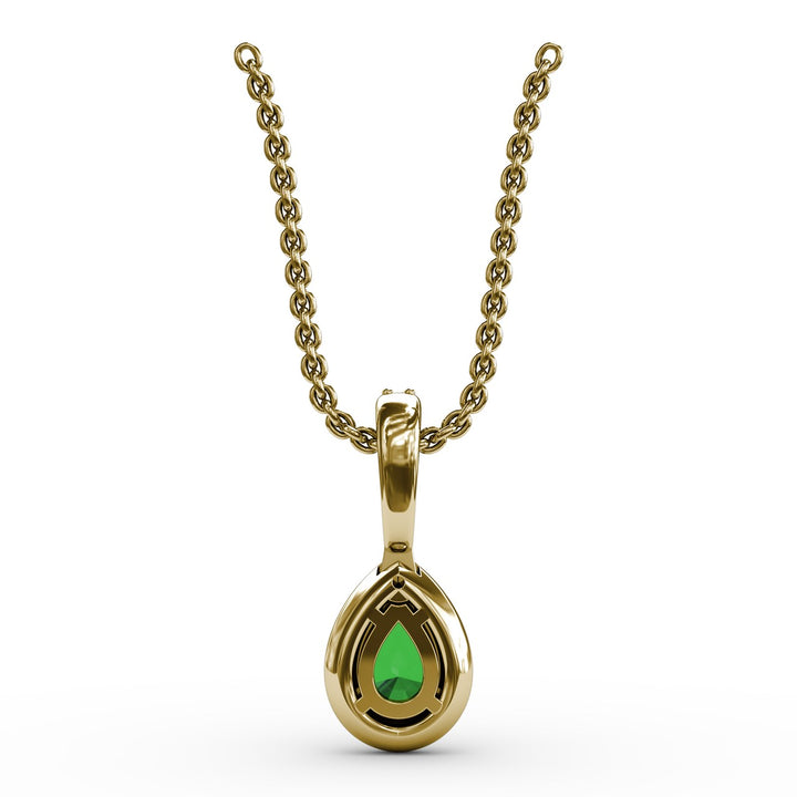 Statement Emerald and Diamond Pendant