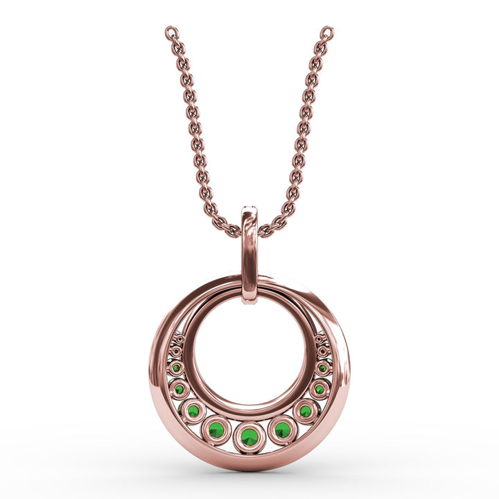 Always and Forever Emerald Pendant