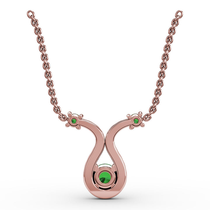 Full of Life Emerald and Diamond Pendant