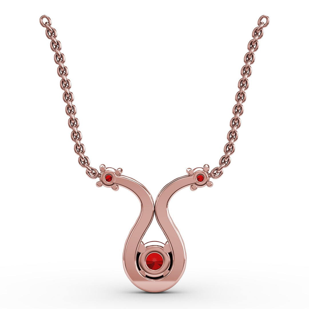 Full of Life Ruby and Diamond Pendant