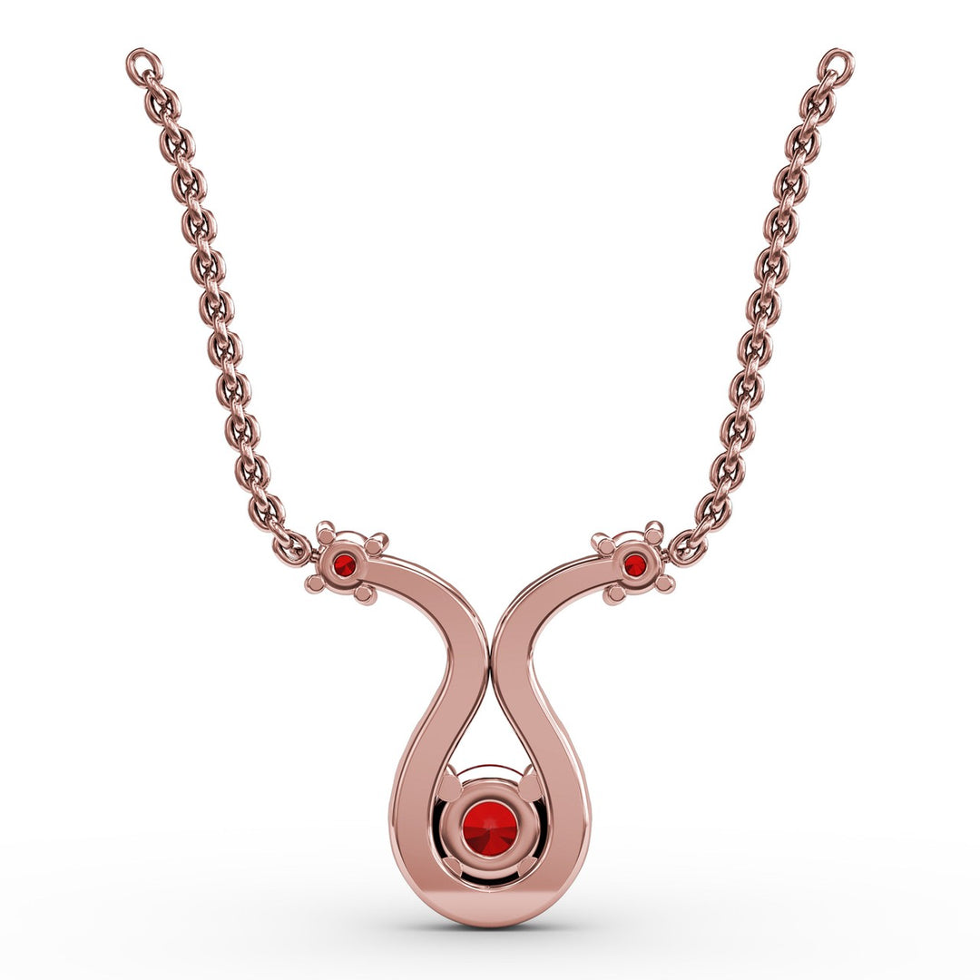 Full of Life Ruby and Diamond Pendant