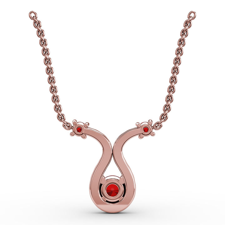 Full of Life Ruby and Diamond Pendant