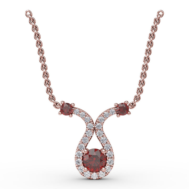 Full of Life Ruby and Diamond Pendant