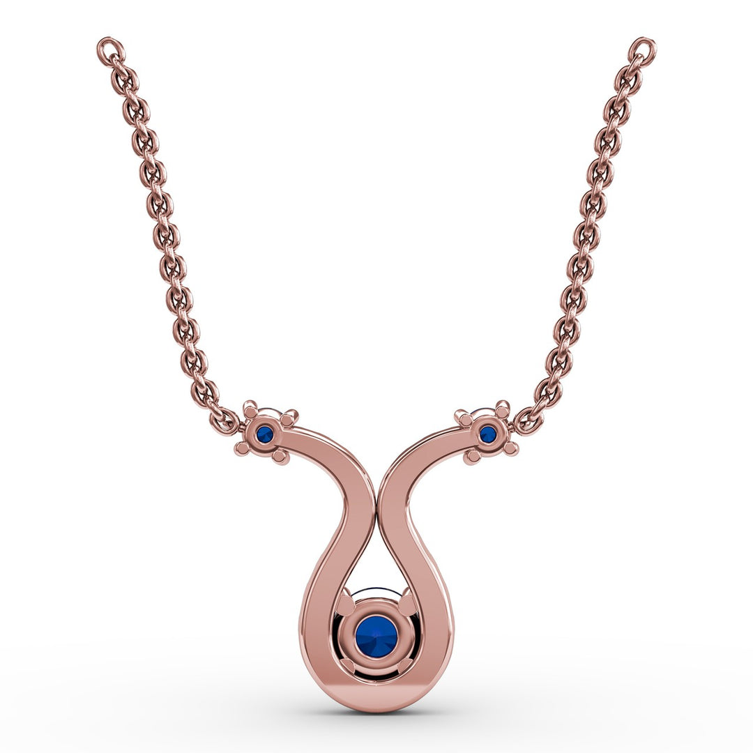 Full of Life Sapphire and Diamond Pendant