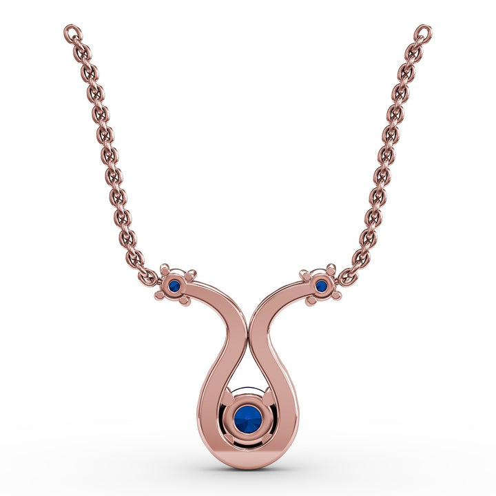 Full of Life Sapphire and Diamond Pendant