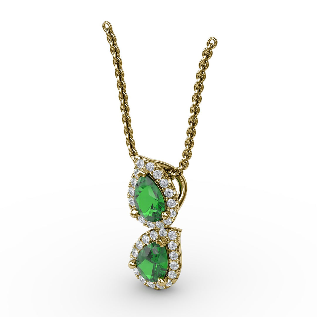 Double The Trouble Diamond Pendant