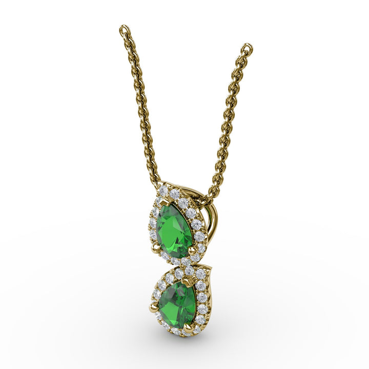 Double The Trouble Diamond Pendant