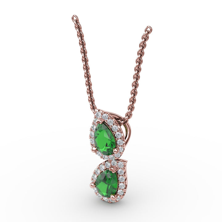 Double The Trouble Diamond Pendant