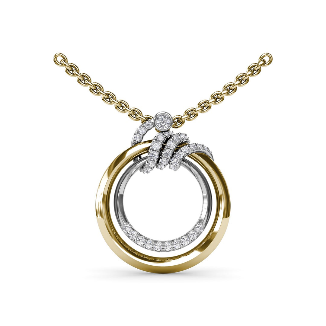 Spyre Double Circle Pendant