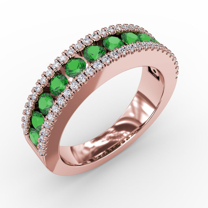 Destined To Be Emerald and Diamond Ring