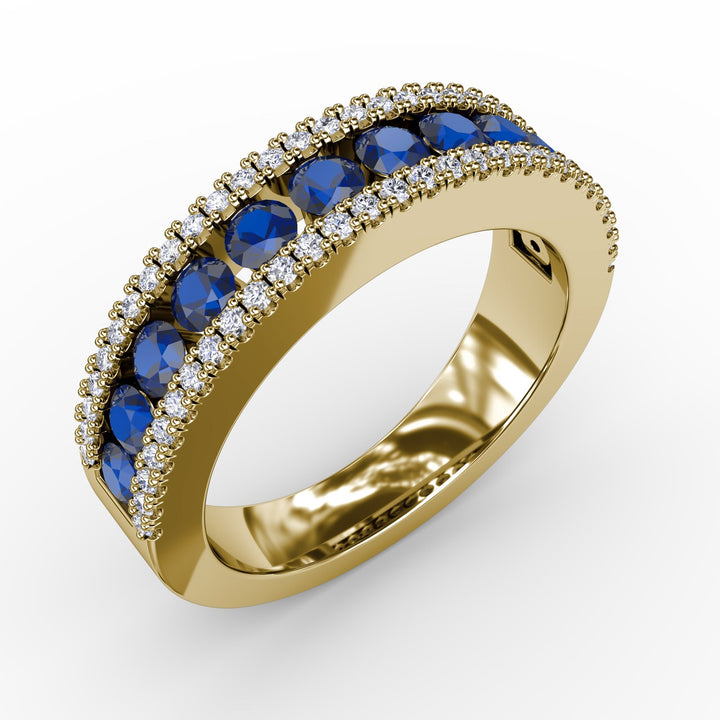 Destined To Be Sapphire and Diamond Ring