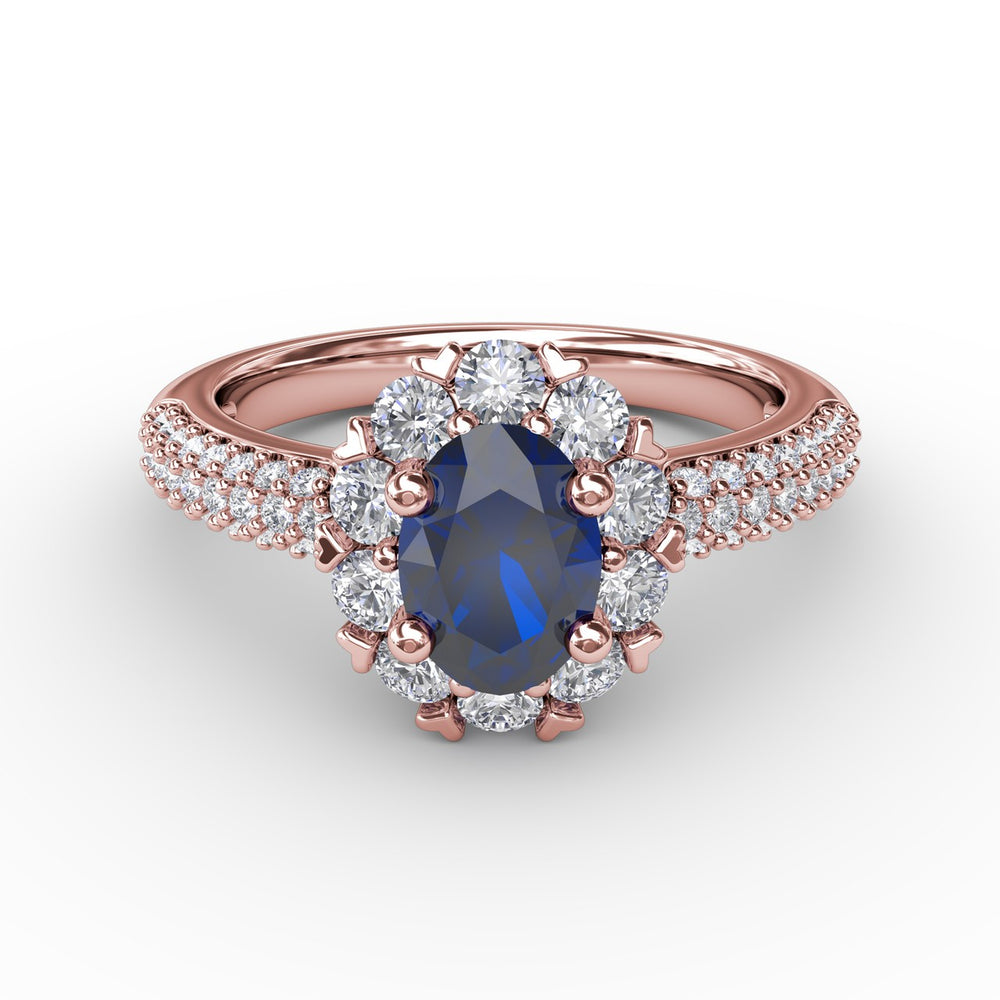 Blossoming Halo Ring