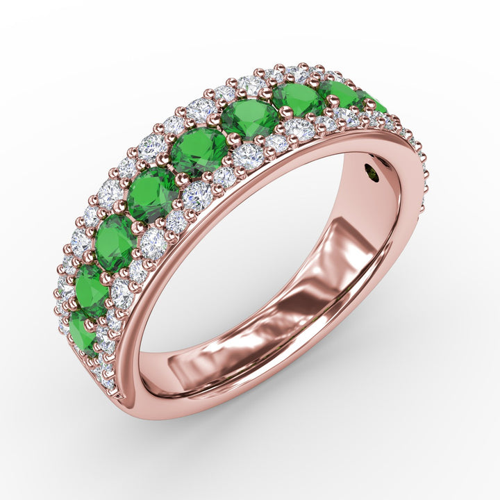 No One Like You Emerald and Diamond Ring