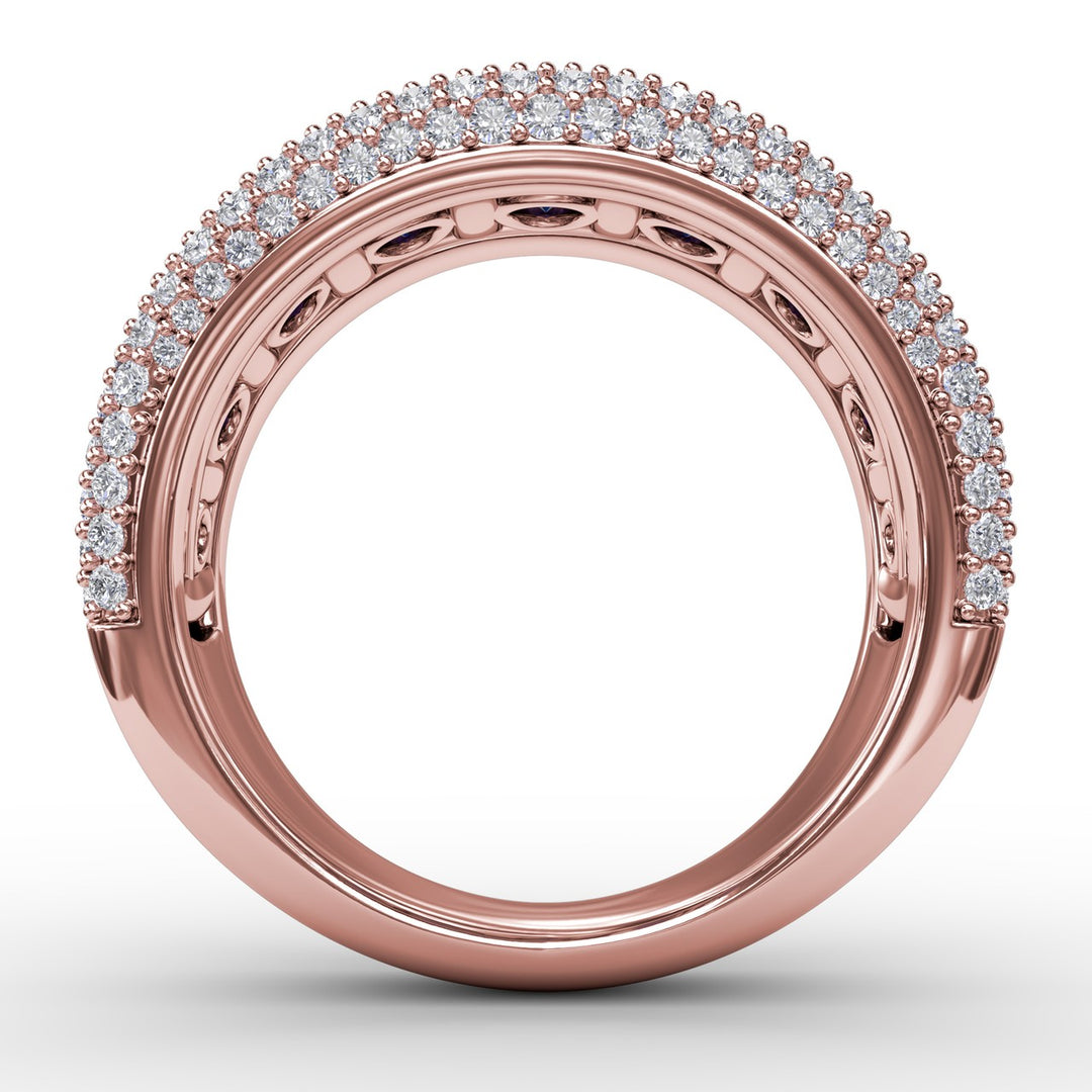 Bold and Beautiful Sapphire and Diamond Ring