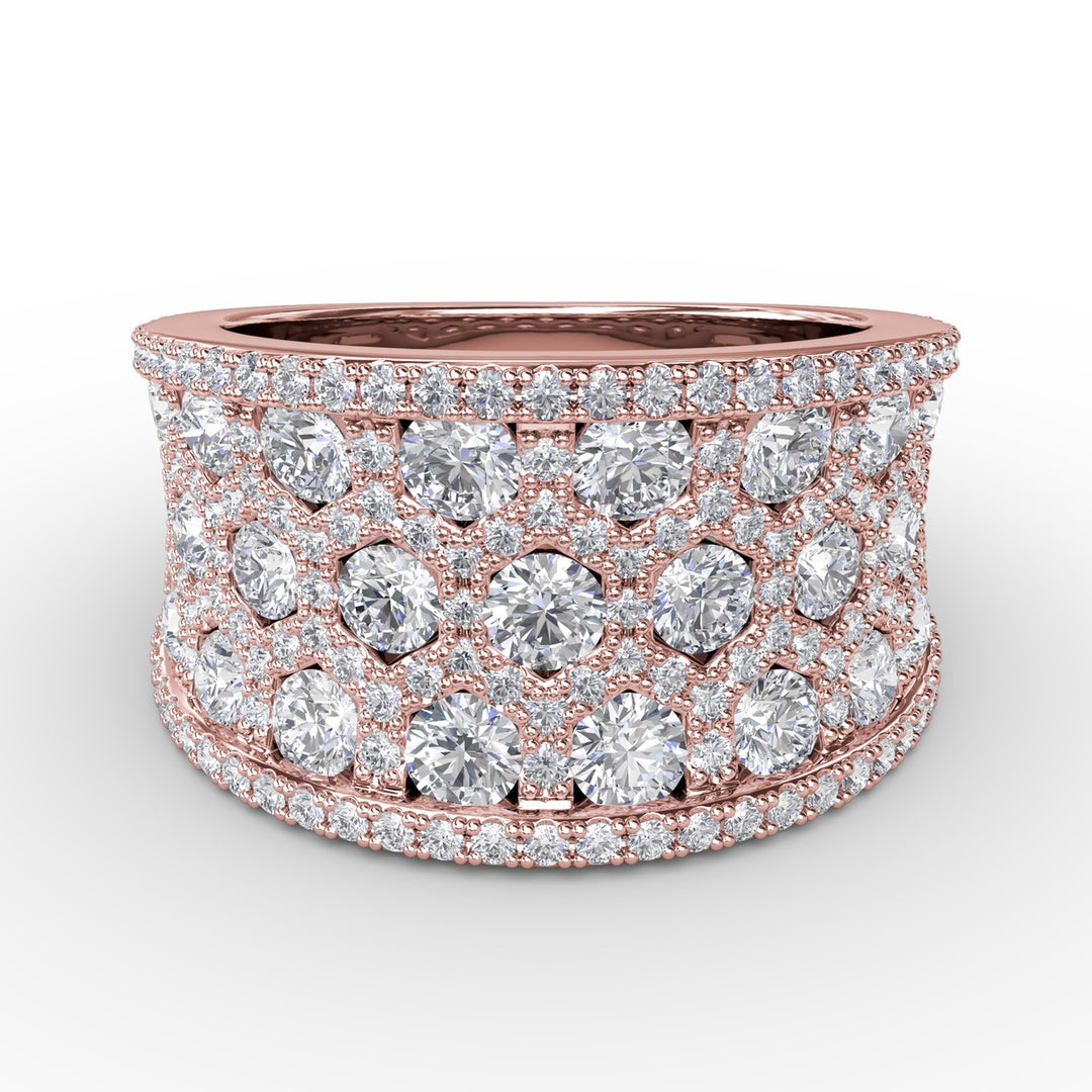 Motif Diamond Ring