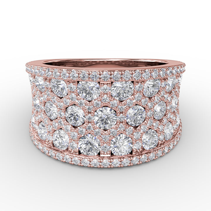Motif Diamond Ring