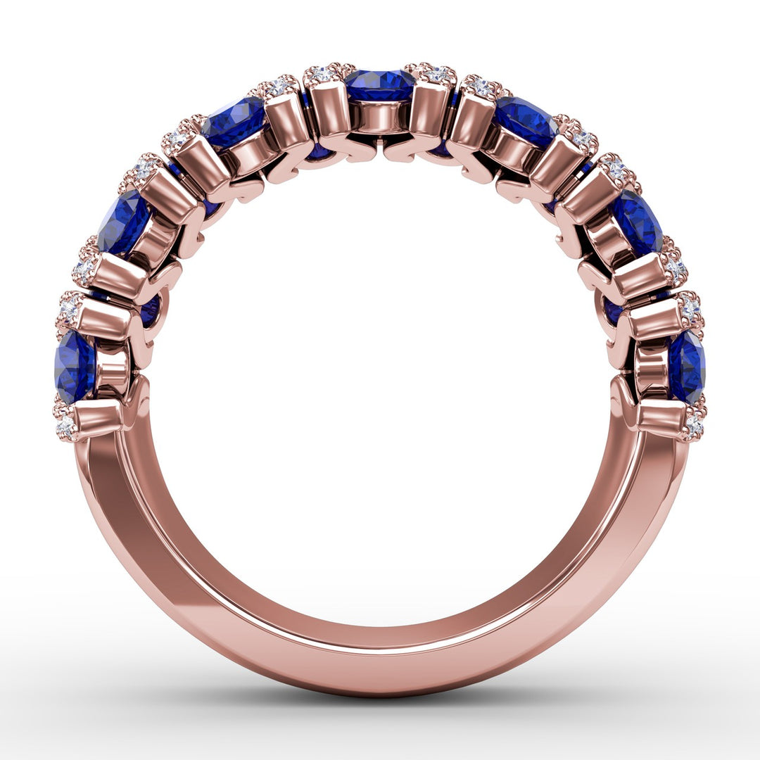 Make A Statement Sapphire And Diamond Ring