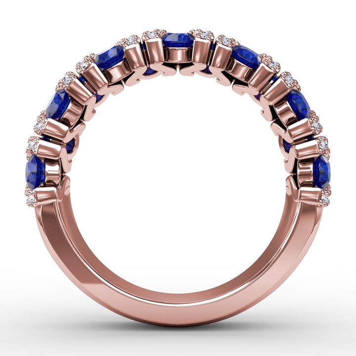 Make A Statement Sapphire And Diamond Ring