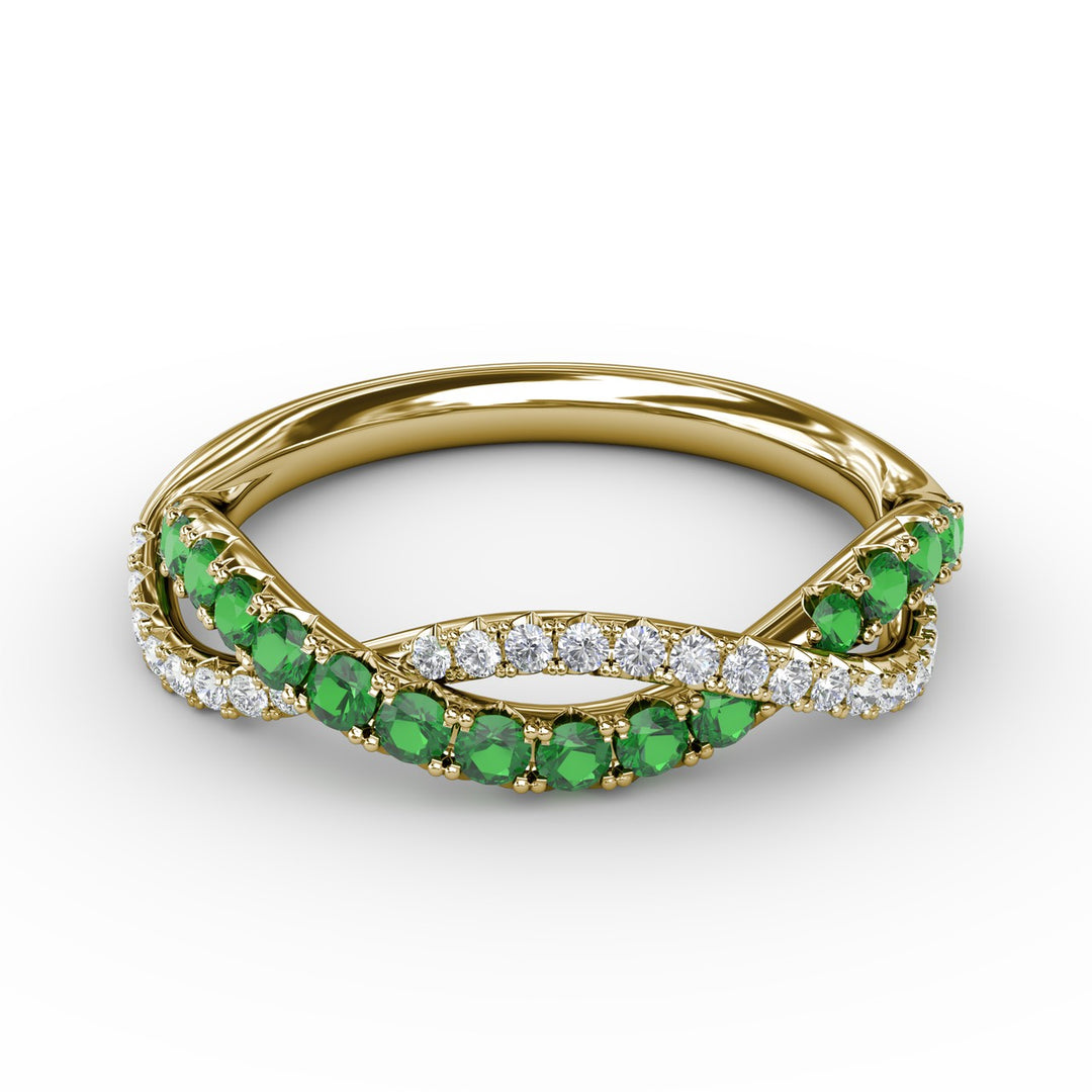 Infinite Love Emerald and Diamond Ring